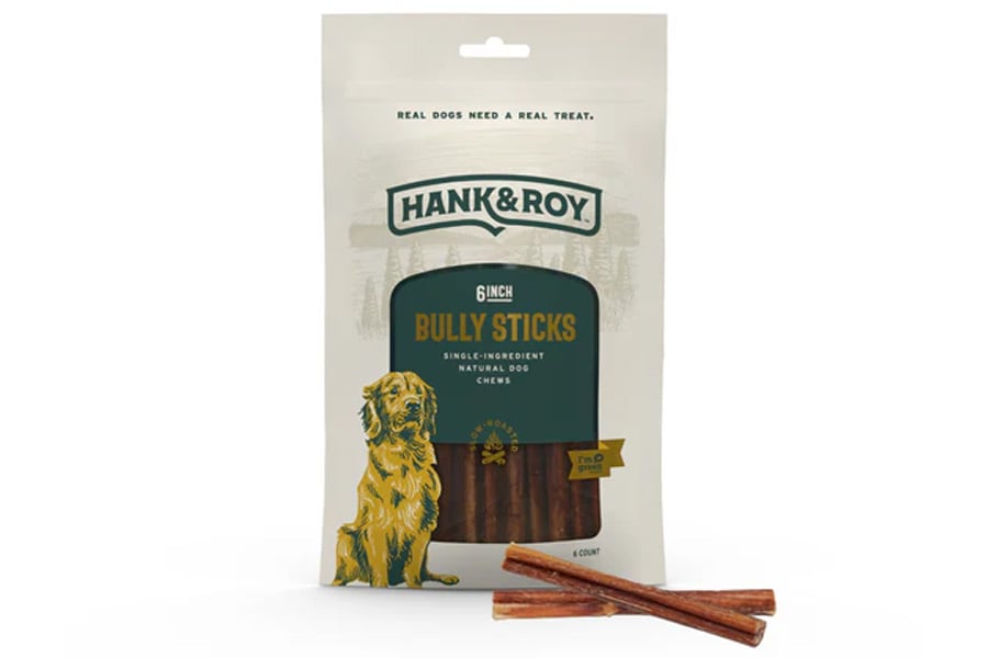HANK AND ROY 6 Pack 6In Bully Sticks 