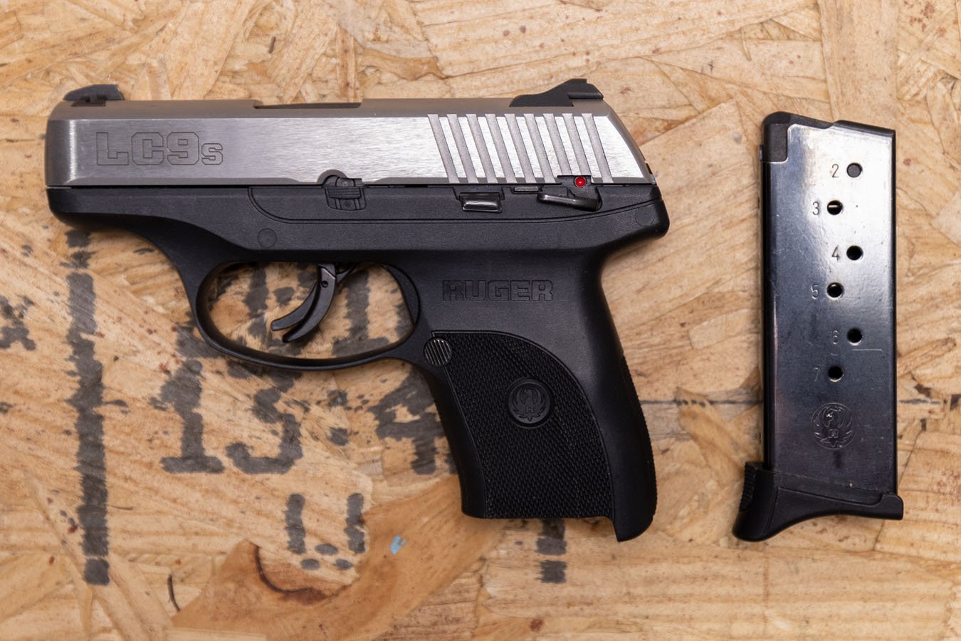 RUGER LC9S 9mm Police Trade-In Pistol Two-Tone Finish