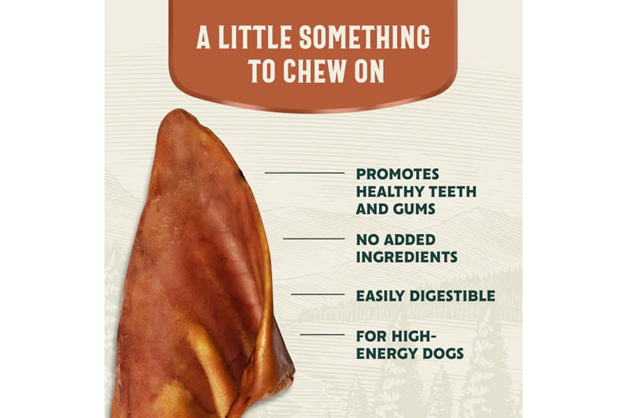 HANK AND ROY 6 Count Pig Ears Bulk