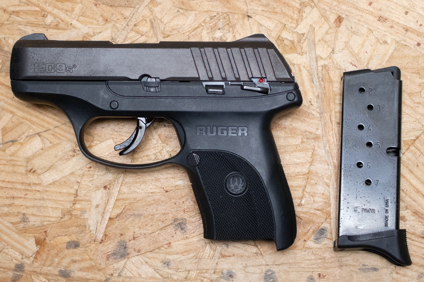 RUGER EC9s 9mm Police Trade-In Pistol with Manual Safety
