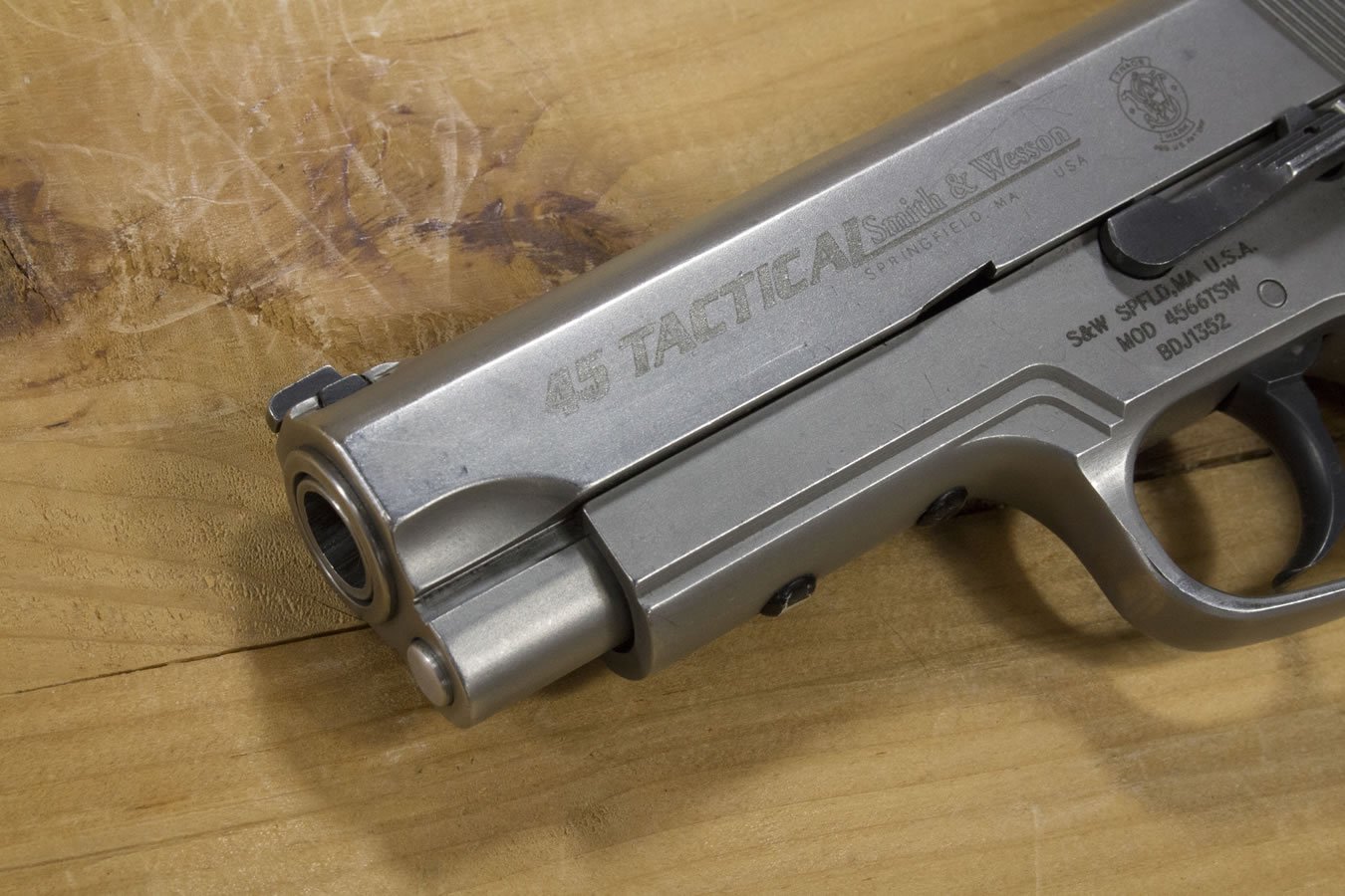 SMITH AND WESSON 4566TSW 45 ACP Police Trades (Fair Condition)