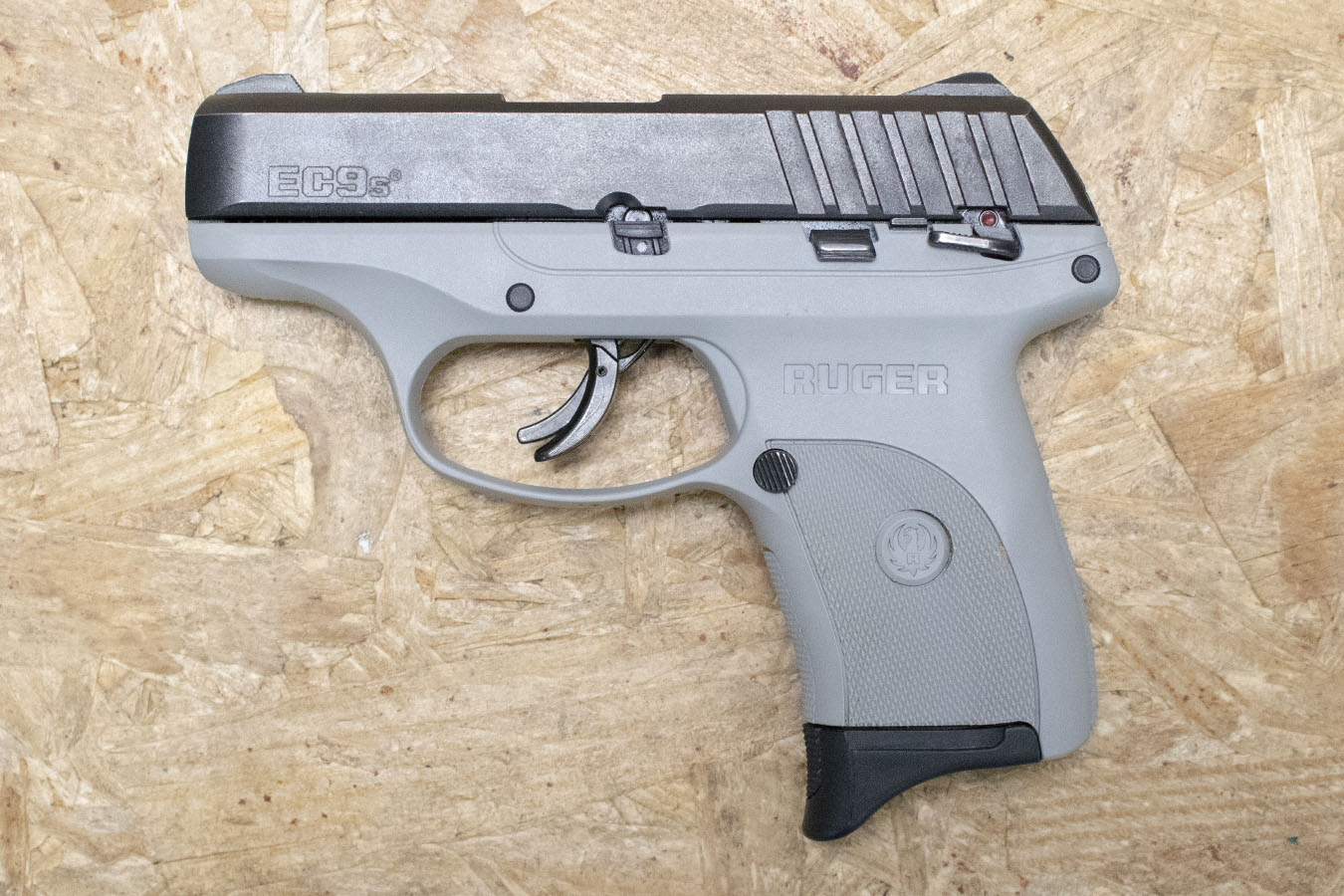 RUGER EC9s 9mm Police Trade-In Pistol with Gray Frame and Manual Safety