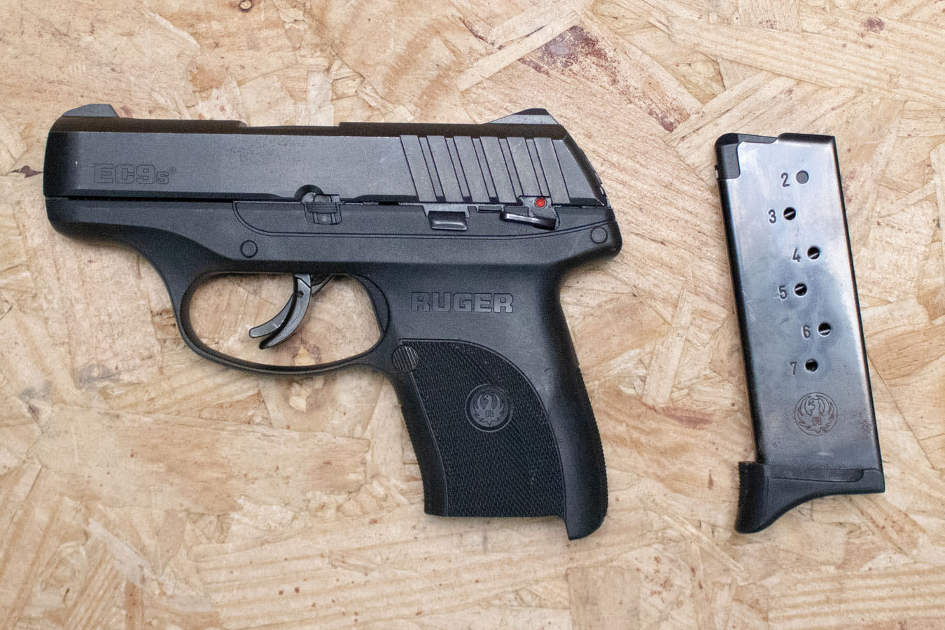 RUGER EC9s 9mm Police Trade-In Pistol with Manual Safety