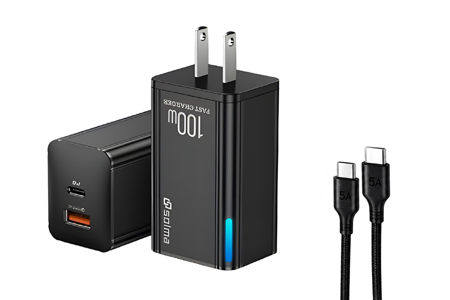 Emby Hoisery Super Fast Charger Head with Type C-Type C Cable
