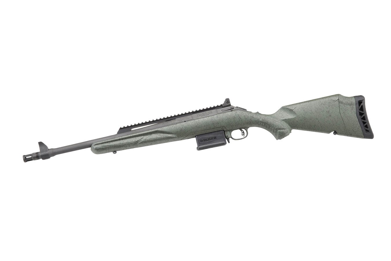 RUGER American Gen II Scout 308 Win Bolt-Action Rifle with Leaf Green Stock