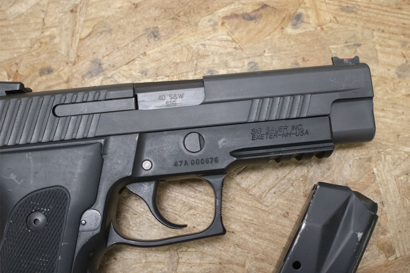SIG SAUER P226 40 S&W Police Trade-In Pistol with Two Magazines