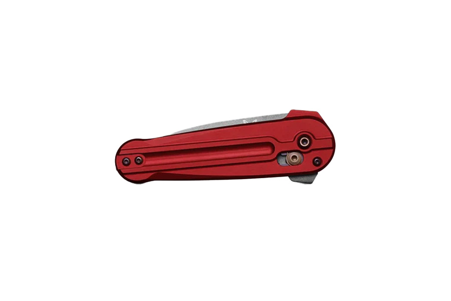 Benchmade Knife Lowden Phoenix Red Aluminum Folding Knife