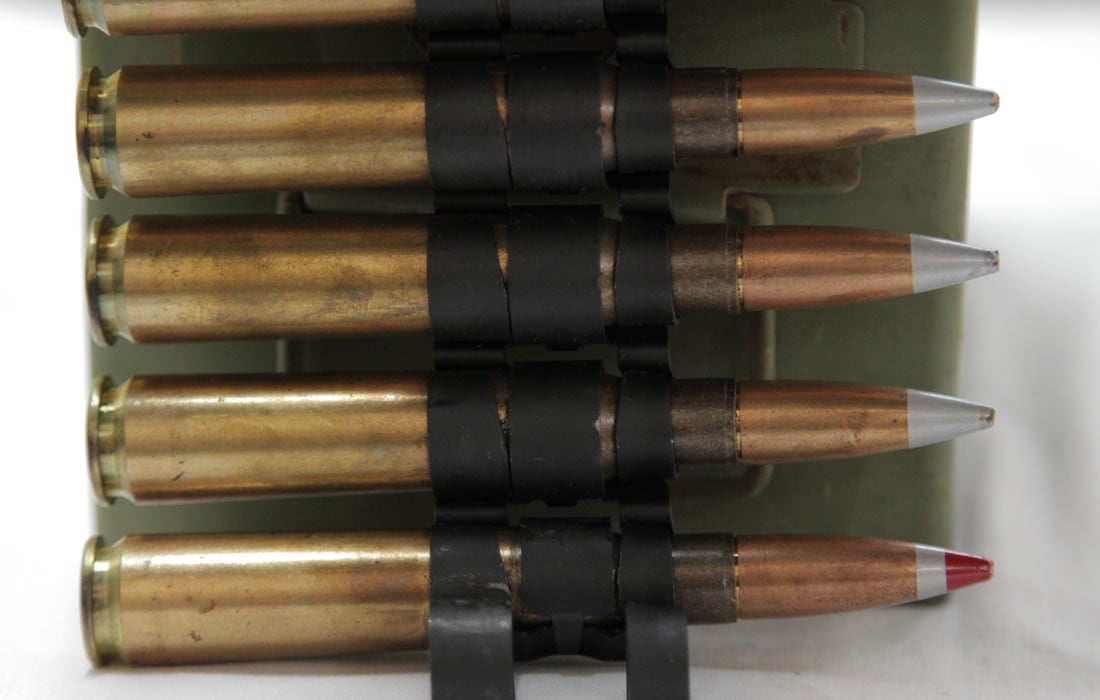SPAIN 50 BMG (12.7x99mm) M8 and M20 100 Rounds in Original Ammo Can