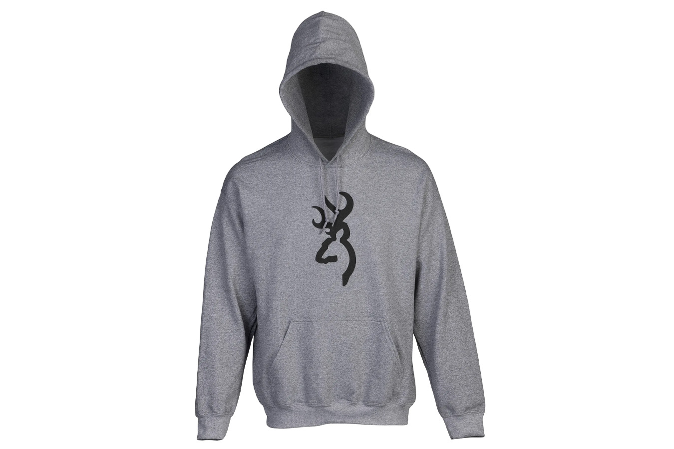 Browning Clothing Branded Hoodie Heather Gray