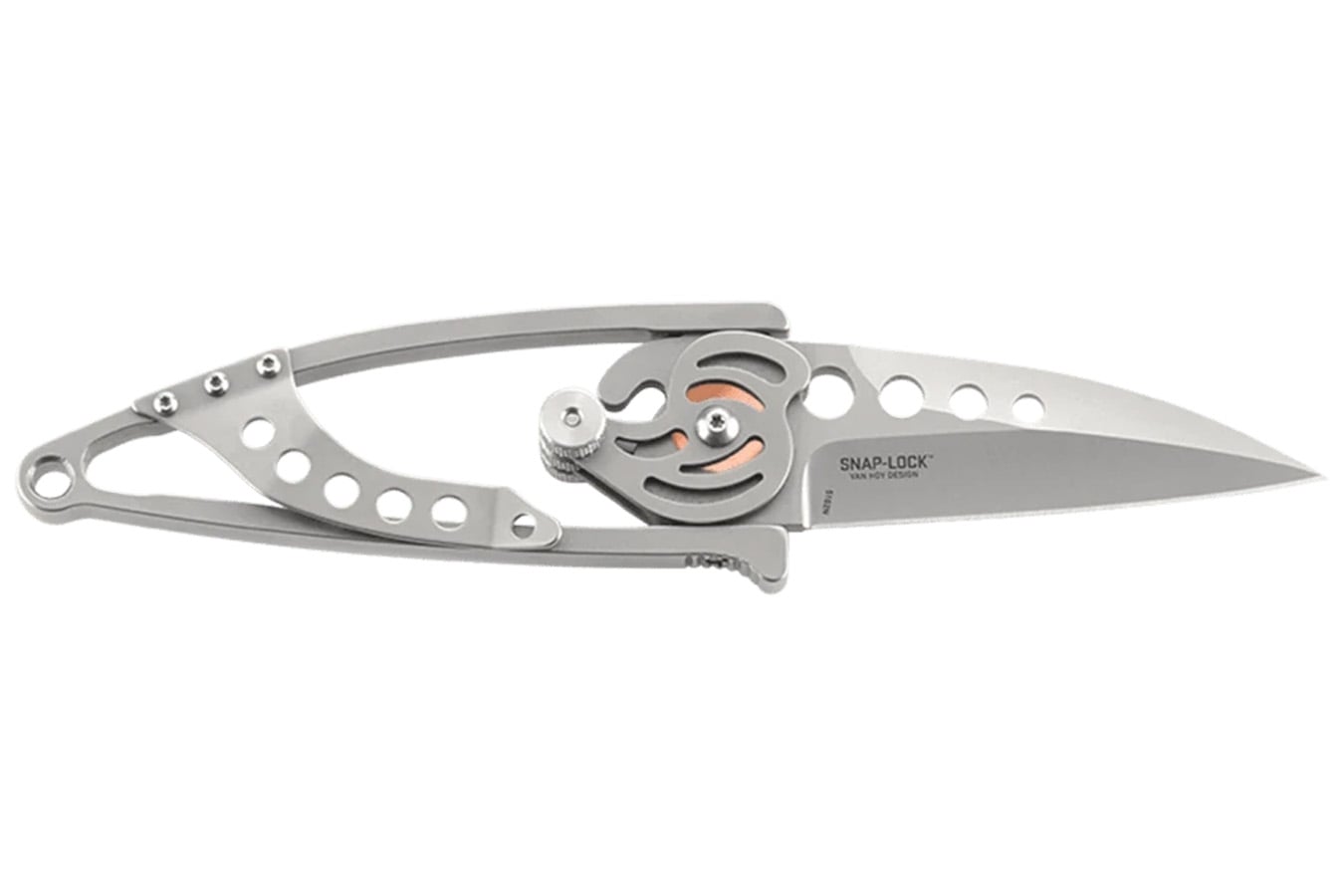 COLUMBIA RIVER KNIFE Snap Lock Folder Folding Pocket Knife - Silver