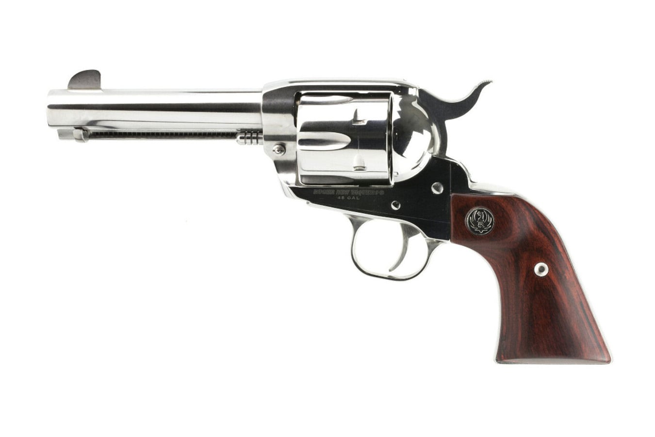 RUGER Vaquero Stainless 45 Colt Single-Action Revolver with 4.6 Inch Barrel