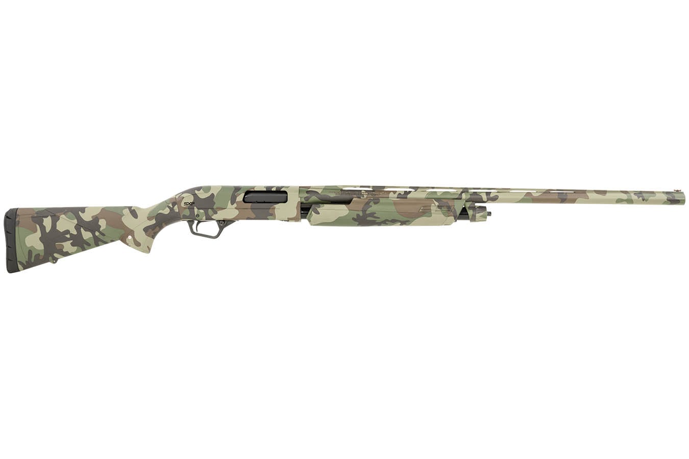 Winchester Firearms SXP Waterfowl Hunter 12-Gauge Pump-Action Shotgun with Woodland Camo Finish