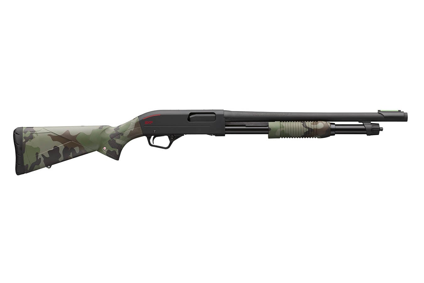 WINCHESTER FIREARMS SXP Defender 12-Gauge Pump-Action Shotgun with Woodland Camo Finish