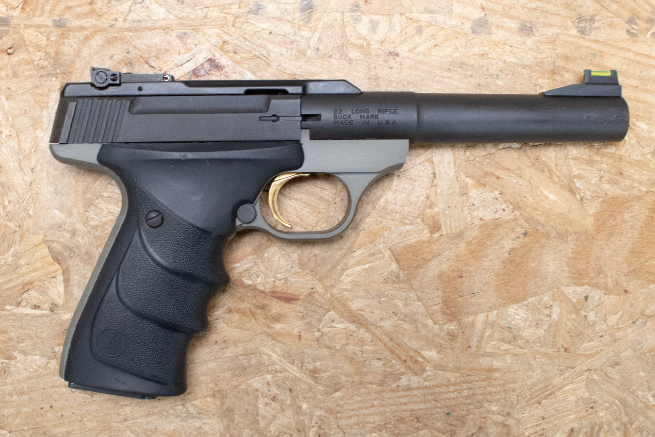 BROWNING FIREARMS Buck Mark 22LR Police Trade-In Pistol with Bull Barrel