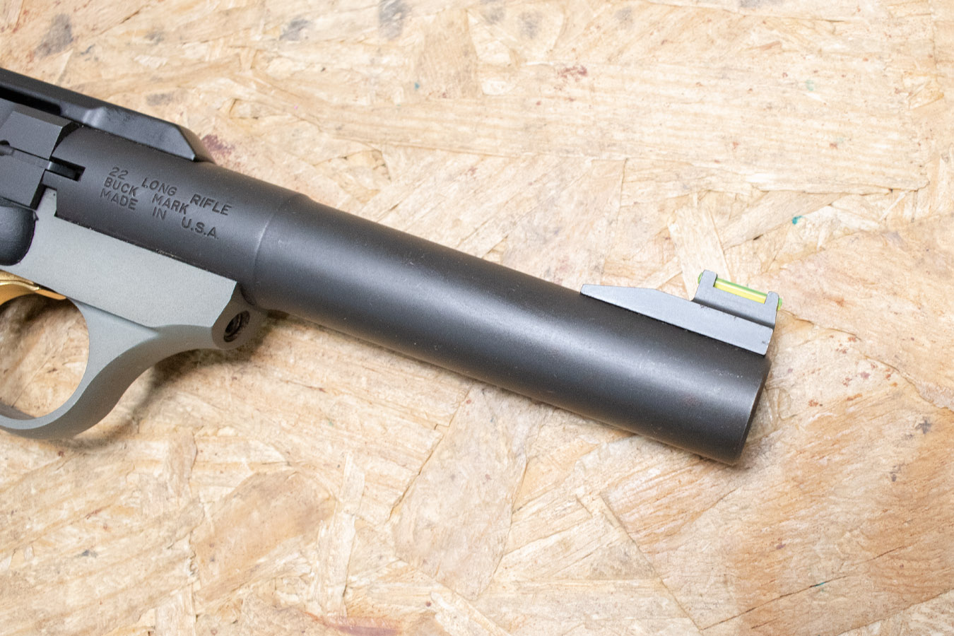 BROWNING FIREARMS Buck Mark 22LR Police Trade-In Pistol with Bull Barrel