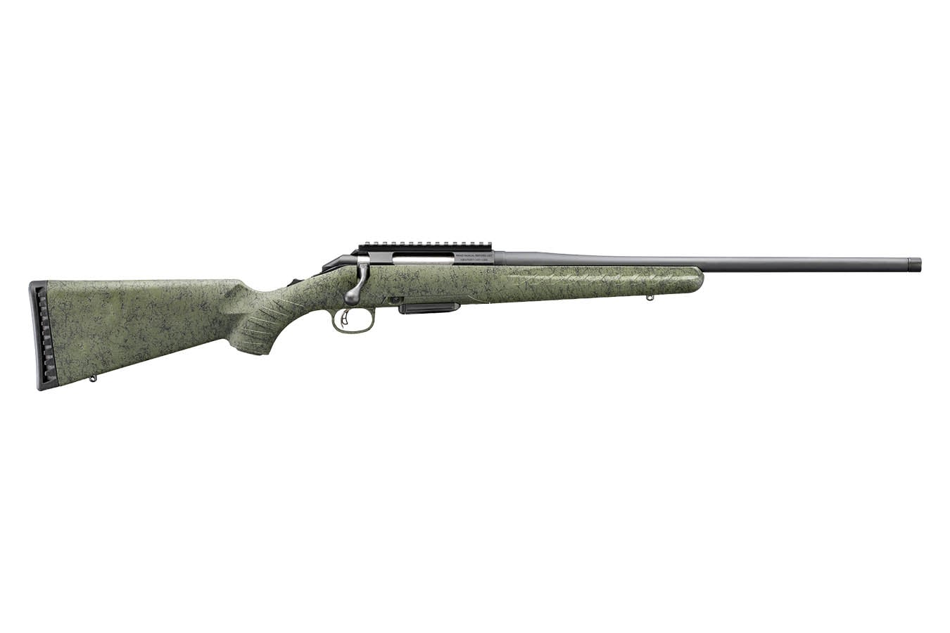 GLENFIELD Model A 223 Rem Bolt-Action Rifle with Moss Green Splatter Stock and 20 Inch Threaded Barrel