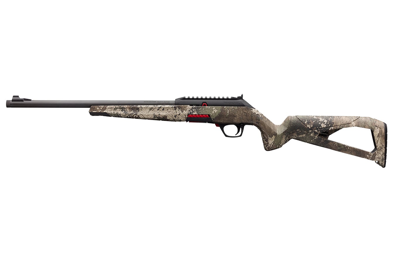 WINCHESTER FIREARMS Wildcat SR 22LR Semi-Auto Rifle with Threaded Barrel and TrueTimber Strata Stock