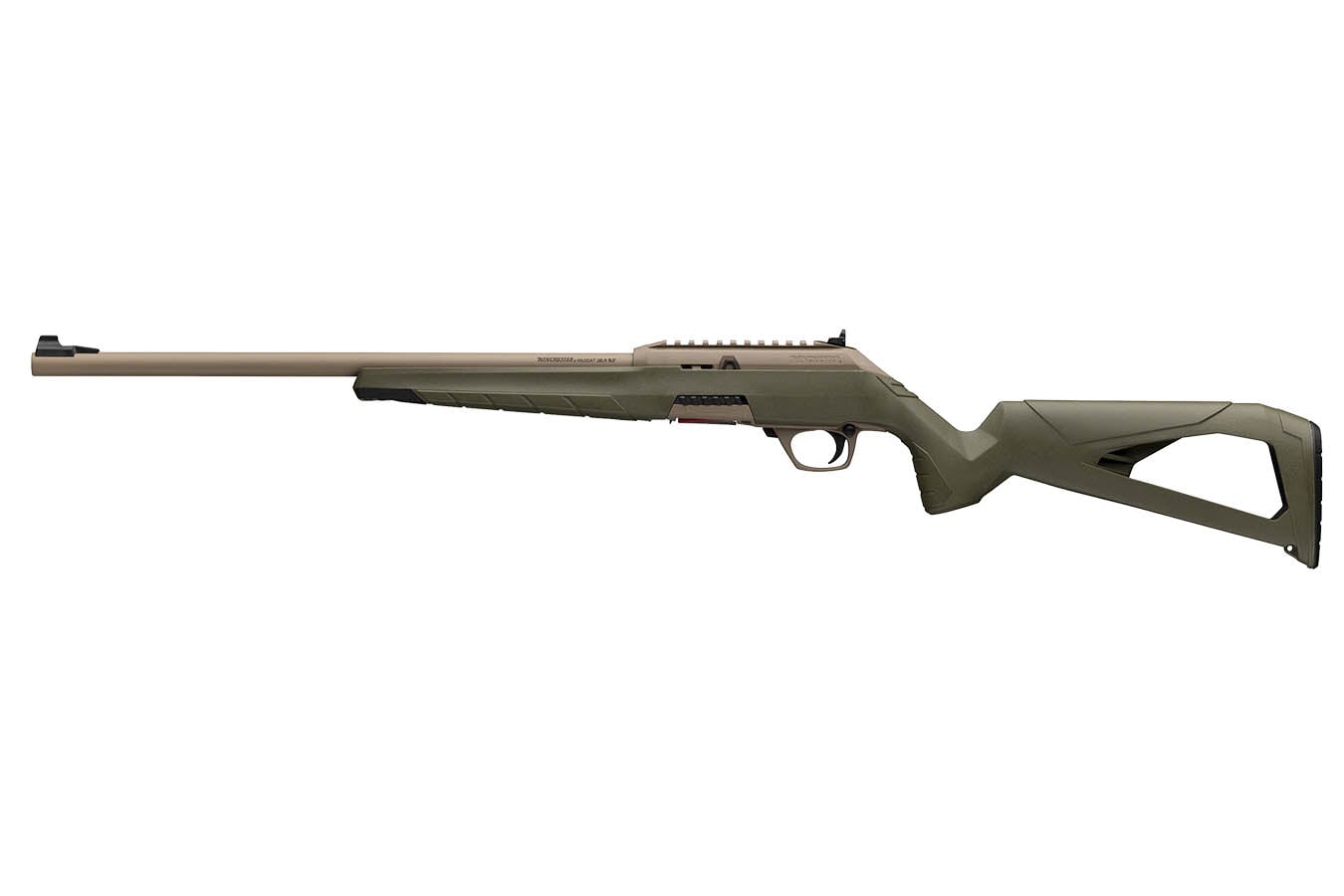 WINCHESTER FIREARMS Wildcat 22LR Semi-Auto Rifle with OD Green Stock and FDE Barrel