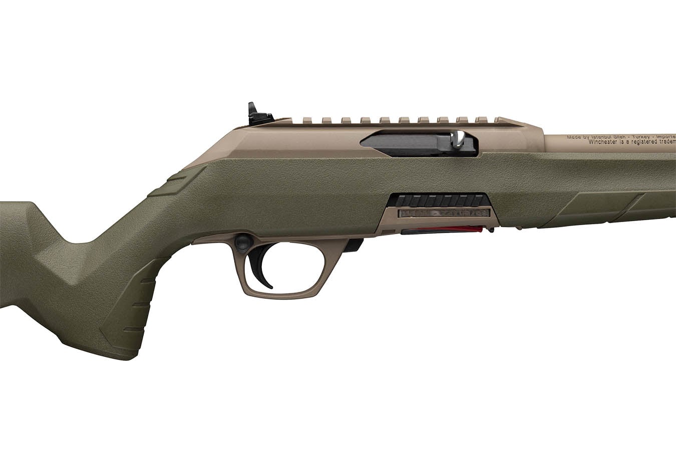 WINCHESTER FIREARMS Wildcat 22LR Semi-Auto Rifle with OD Green Stock and FDE Barrel