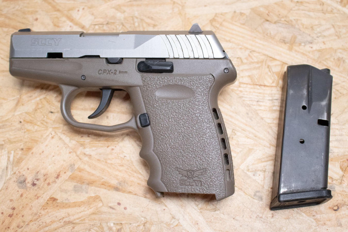 SCCY CPX-2 9mm Police Trade-In Pistol with FDE Frame