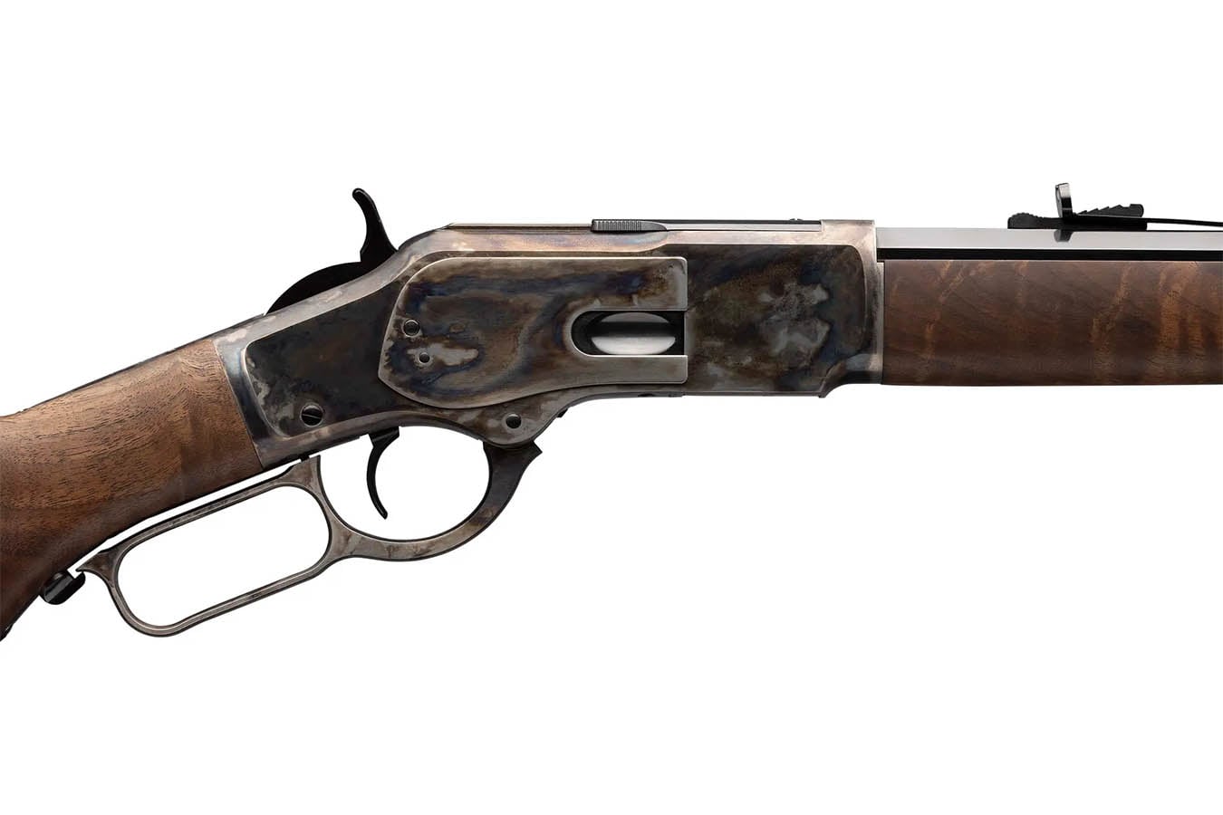 Winchester Firearms 1873 Sporter 45 Colt Lever-Action Rifle with Color Case Hardened Receiver