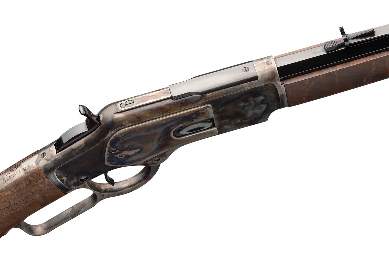 Winchester Firearms 1873 Sporter 45 Colt Lever-Action Rifle with Color Case Hardened Receiver