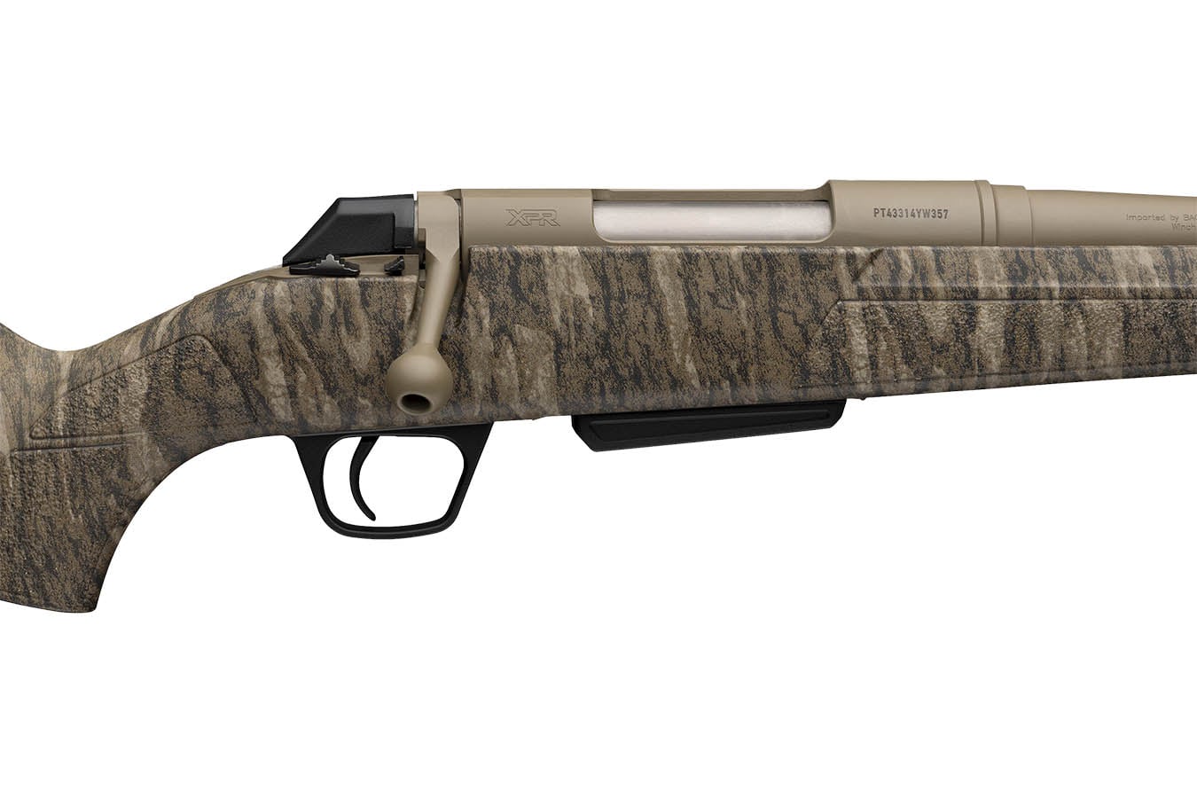 WINCHESTER FIREARMS XPR Extreme SR 350 Legend Bolt-Action Rifle with Mossy Oak Bottomland Camo Finish