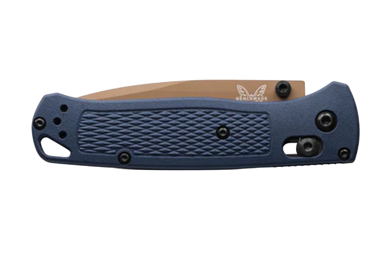 BENCHMADE KNIFE Bugout Folding Pocket Knife (Crater Blue Grivory)