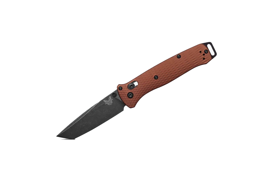 Benchmade Knife Bailout Folding Knife | Burnt Copper Aluminum | BK Tanto