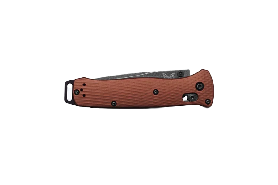 Benchmade Knife Bailout Folding Knife | Burnt Copper Aluminum | BK Tanto