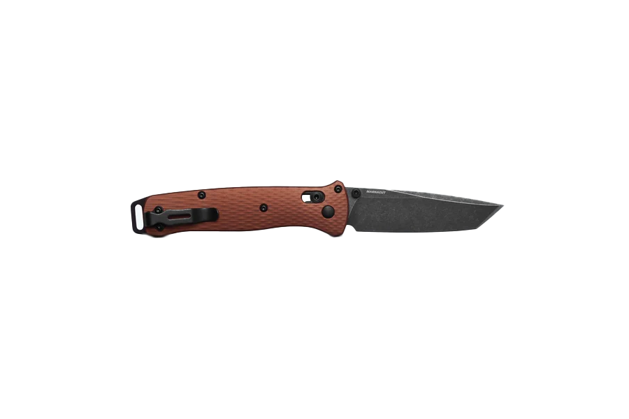 Benchmade Knife Bailout Folding Knife | Burnt Copper Aluminum | BK Tanto