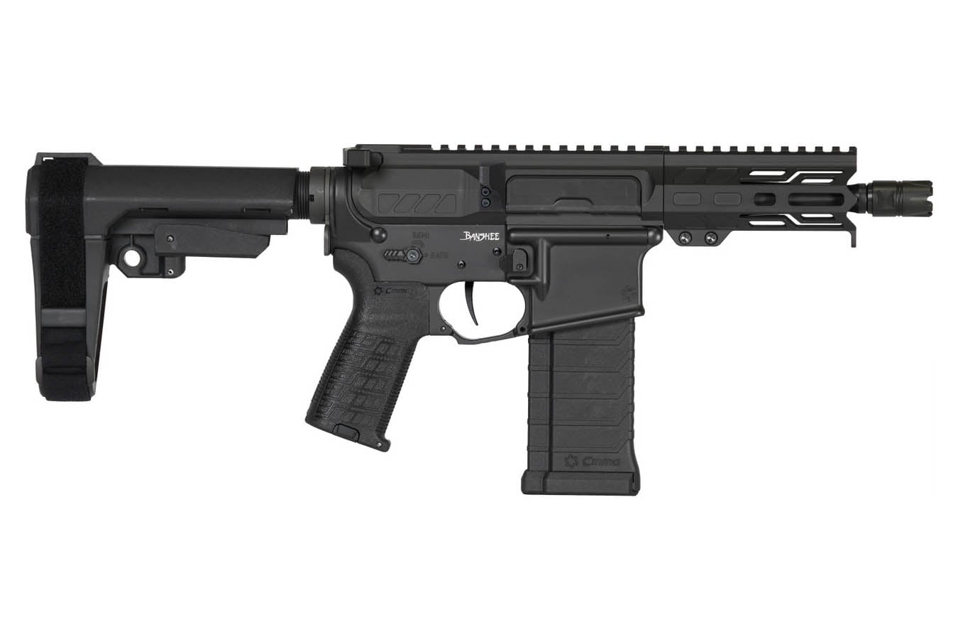 CMMG BANSHEE MK4 5.7x28mm AR Pistol with Armor Black Cerakote Finish