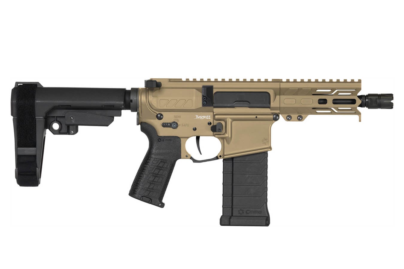 CMMG BANSHEE MK4 5.7x28mm AR Pistol with Coyote Tan Cerakote Finish