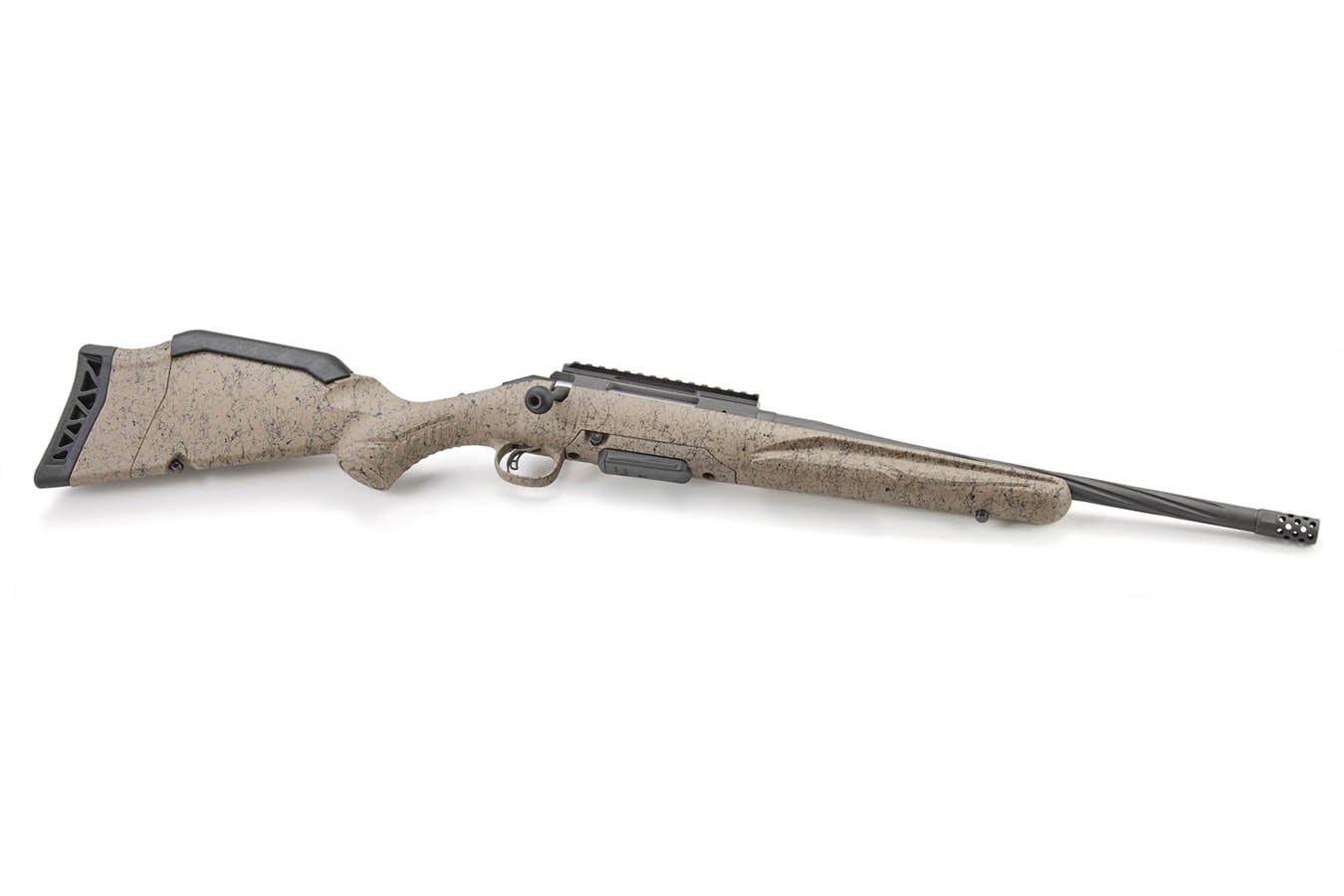 Ruger American Gen II Ranch 5.56mm Bolt-Action Rifle with FDE Splatter Stock