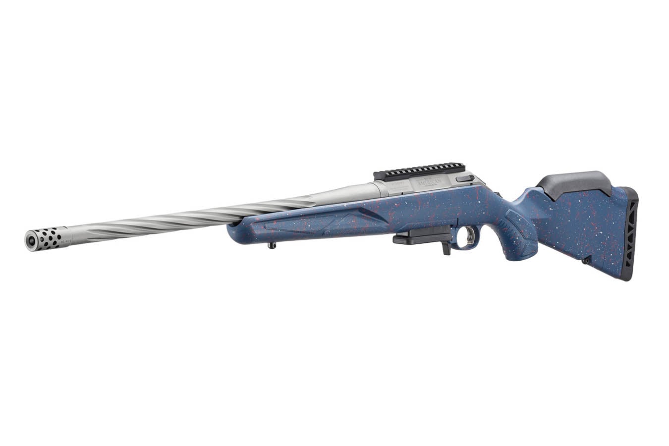RUGER American Gen II 308 Win Limited Edition America 250th Anniversary Bolt Action Rifle with Liberty Blue Splatter Stock