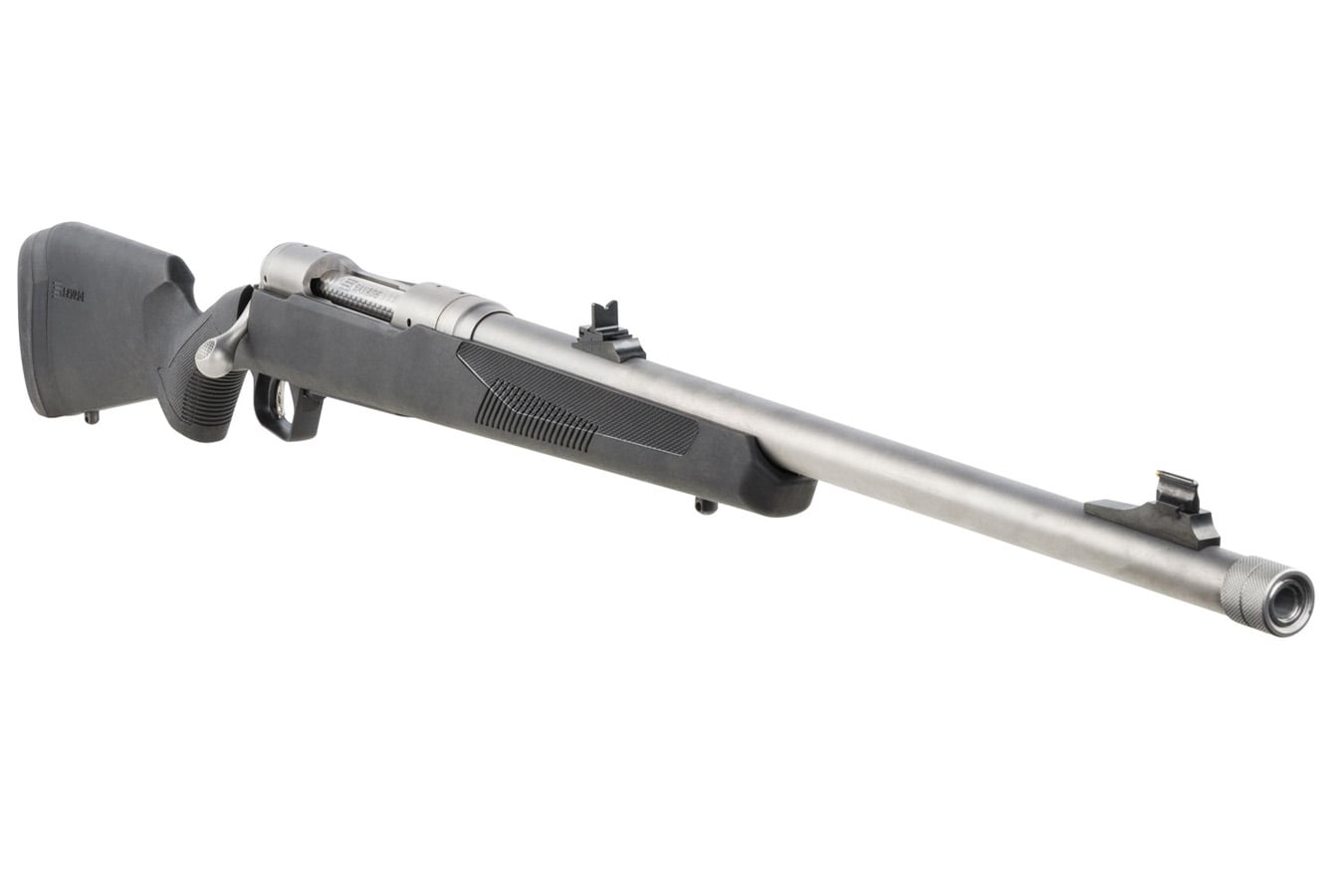 SAVAGE 110 Brush Hunter 338 Winchester Bolt-Action Rifle with Fixed Matte Black Synthetic Stock