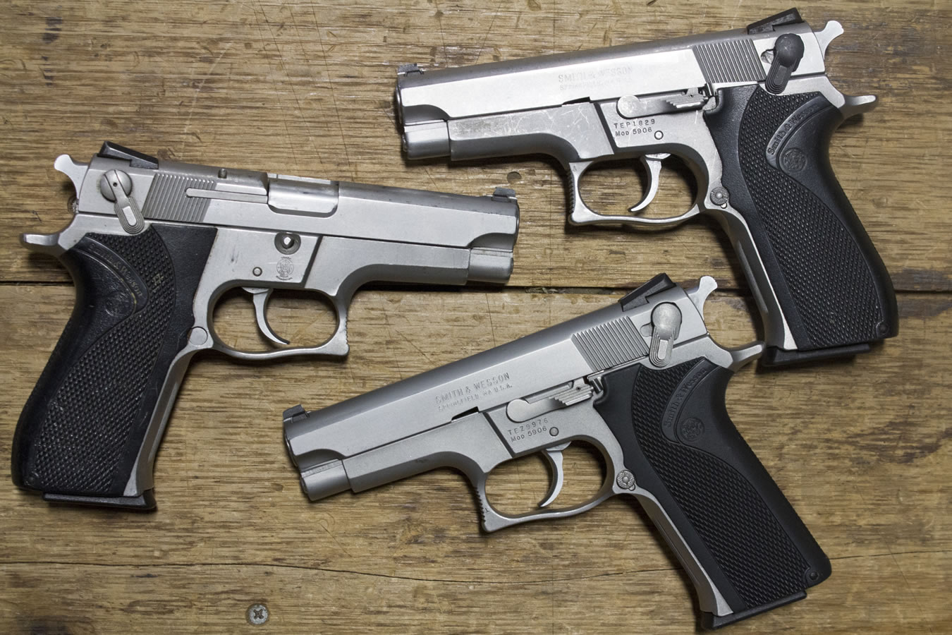 SMITH AND WESSON 5906 9mm Police Trade-ins (Fair Condition)