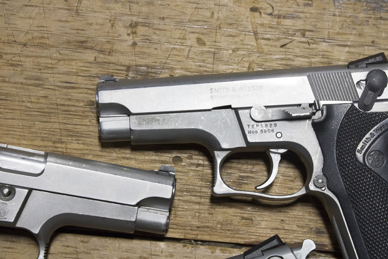 SMITH AND WESSON 5906 9mm Police Trade-ins (Fair Condition)