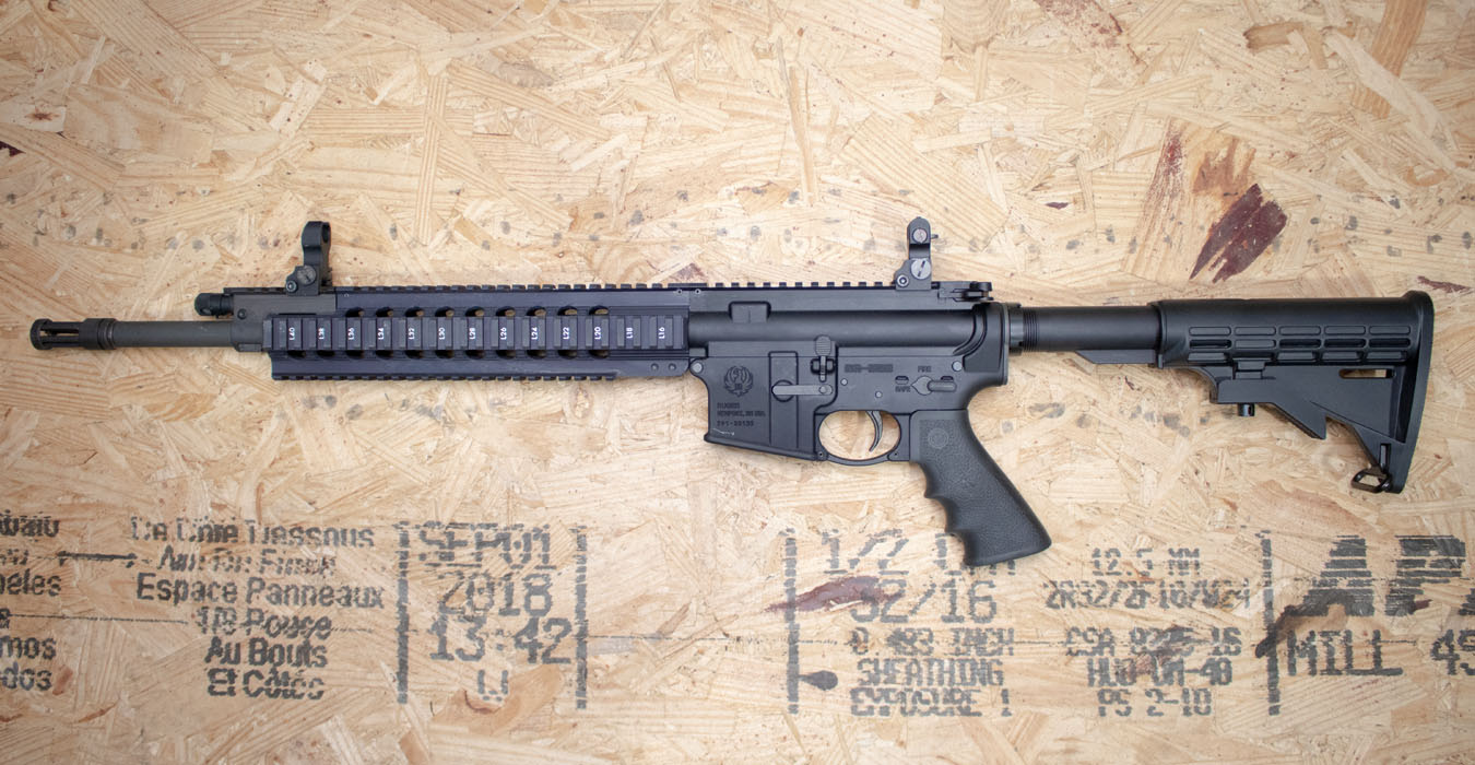 RUGER SR-556 5.56mm Police Trade-In Rifle (Magazine Not Included)