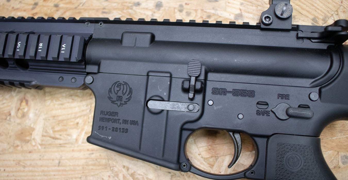 RUGER SR-556 5.56mm Police Trade-In Rifle (Magazine Not Included)