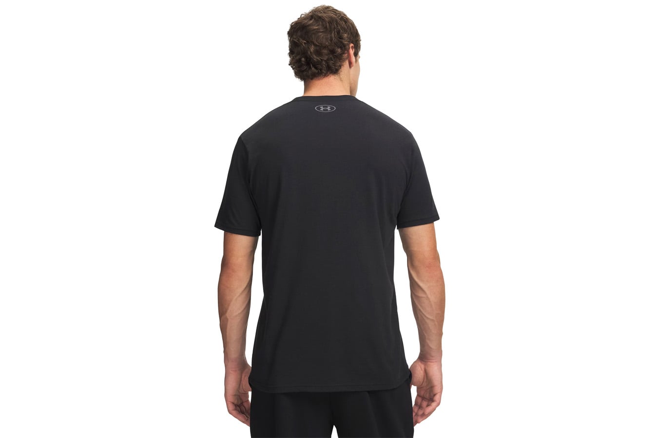 Under Armour Freedom United In Service Men's Short Sleeve T-Shirt, Black/Castlerock, Cotton-Blend Graphic Tee