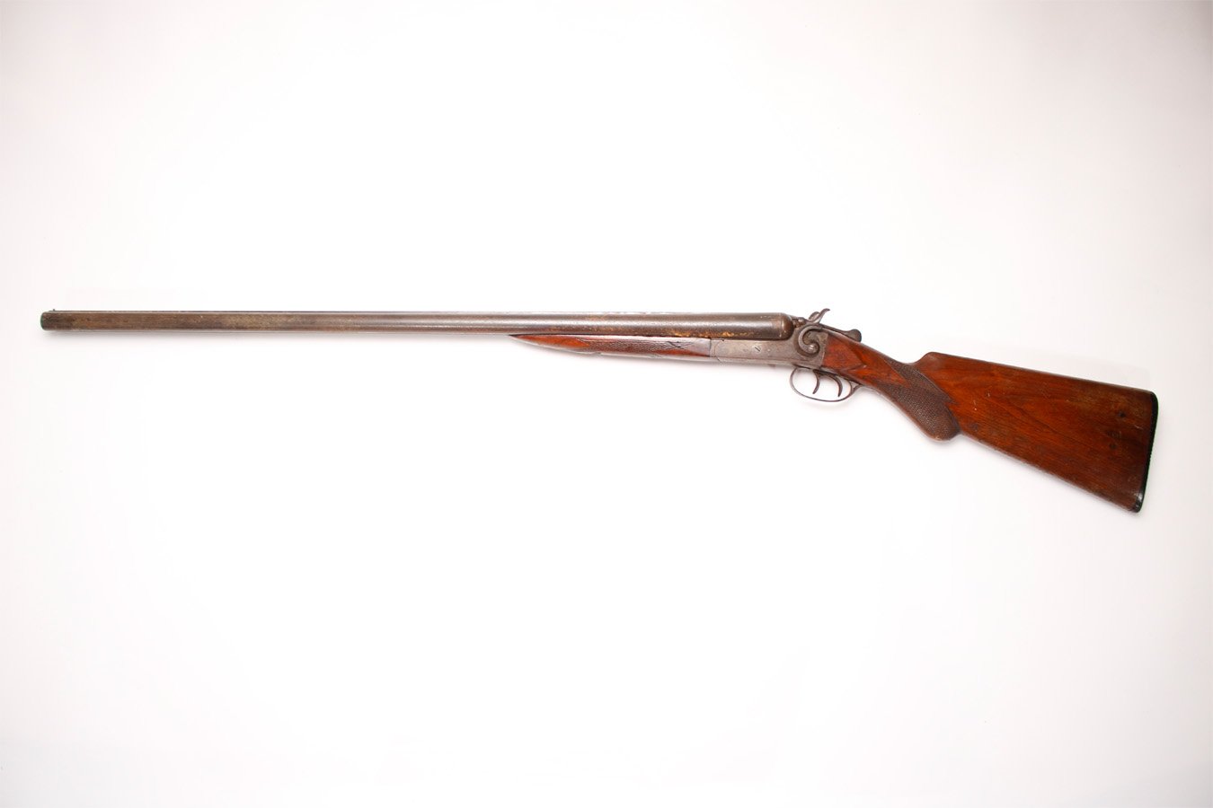 HOPKINS AND ALLEN ARMS Side-By-Side Police Trade-in 12-Gauge Shotgun