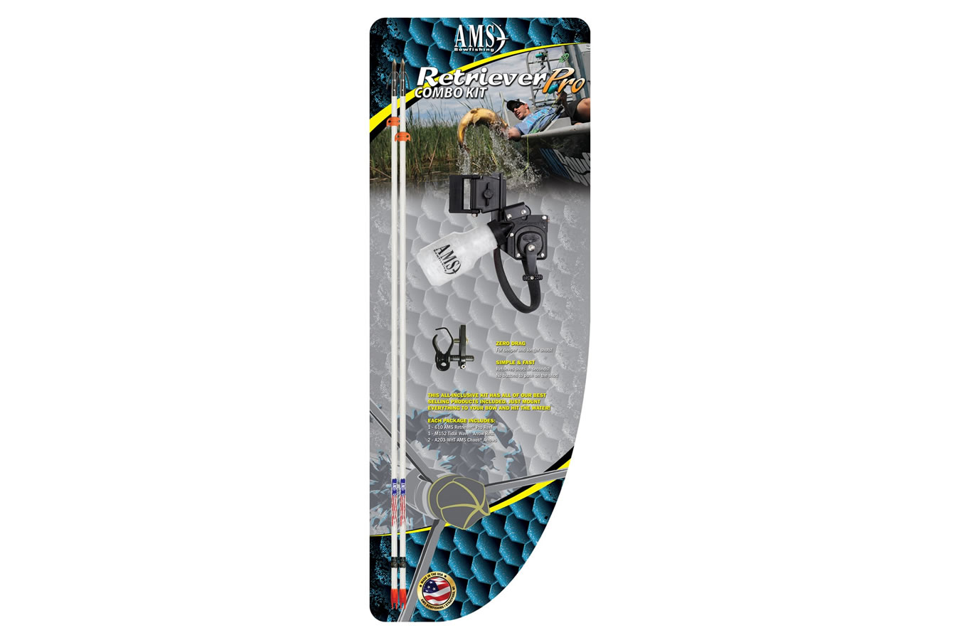 Ams Bowfishing AMS Retriever Pro Combo Kit RH