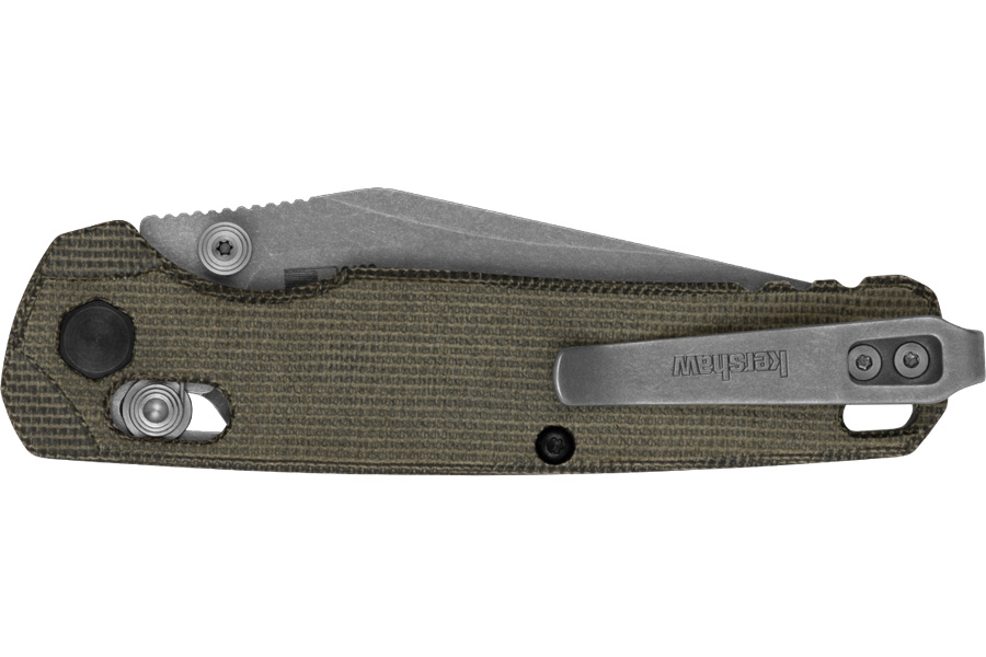 KERSHAW KNIVES Bel Air Folding Pocket Knife with Olive Green Finish