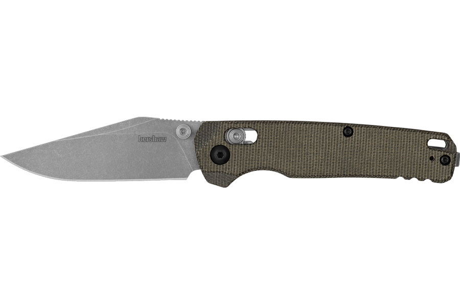 KERSHAW KNIVES Bel Air Folding Pocket Knife with Olive Green Finish