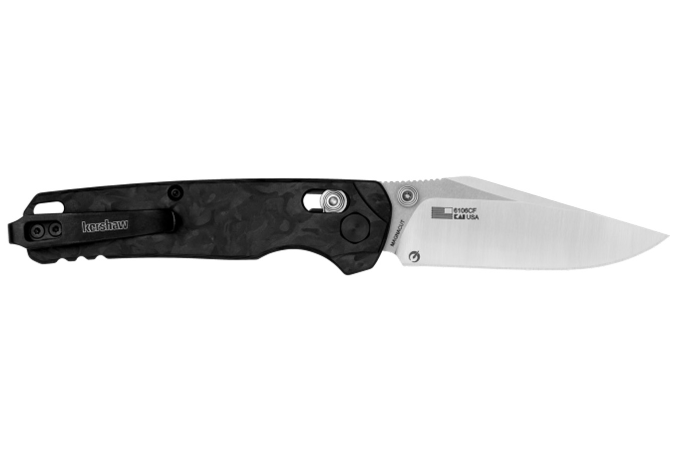 KERSHAW KNIVES Bel Air Folding Pocket Knife - Carbon Fiber