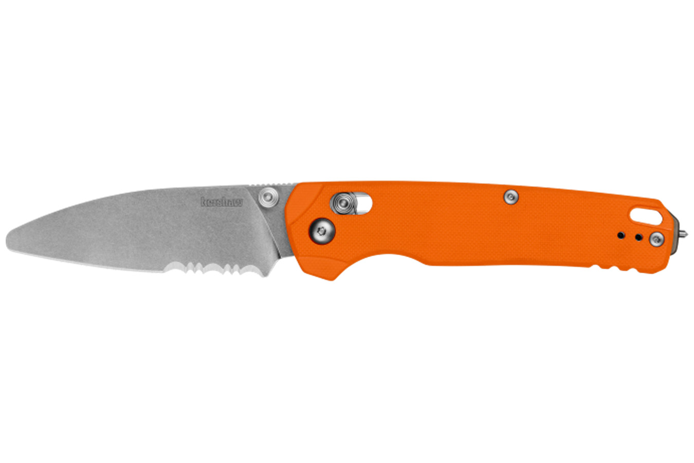 Kershaw Knives Belair XL Folding Pocket Knife - Orange, EMT