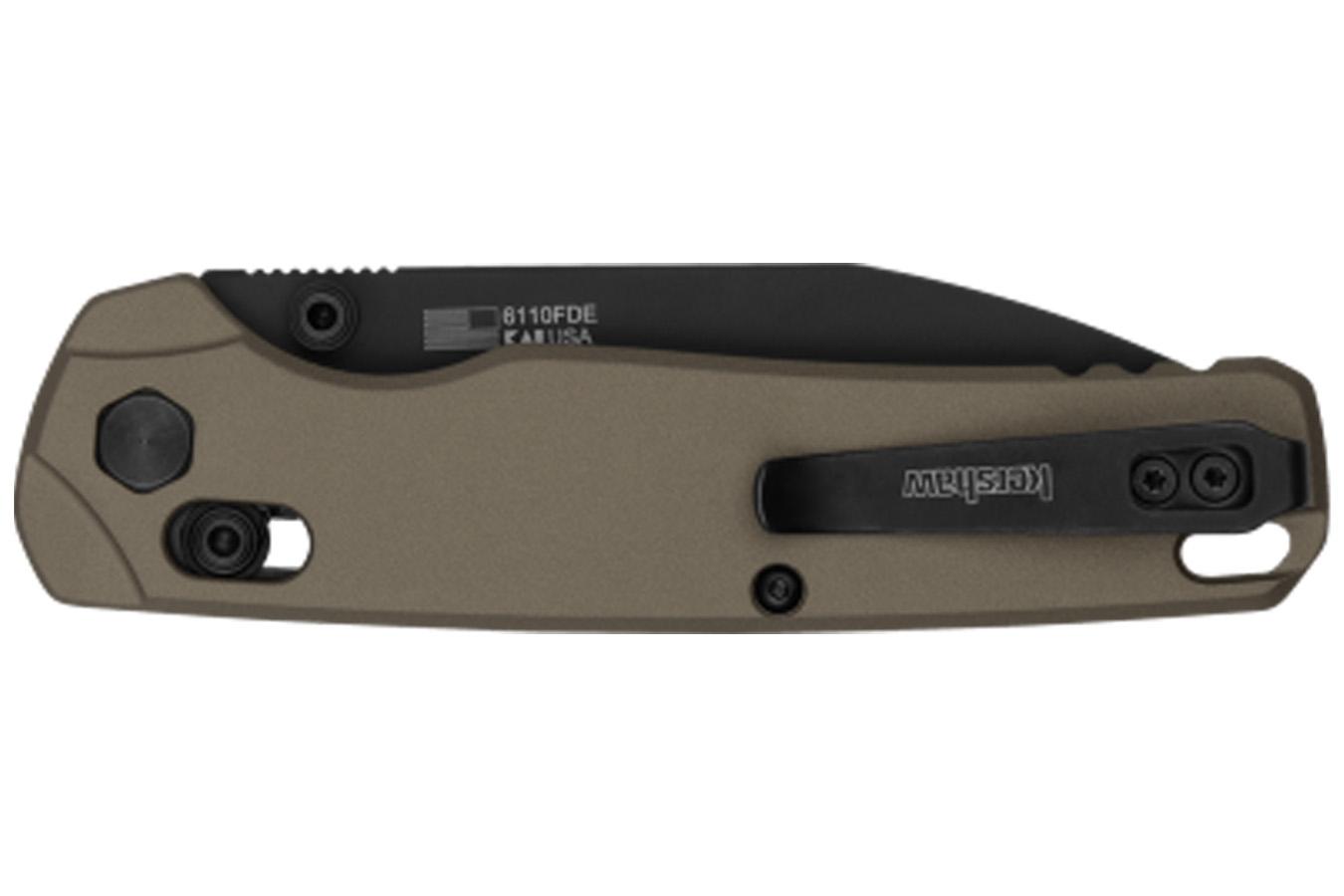 KERSHAW KNIVES Bel Air XL Folding Pocket Knife - Flat Dark Earth