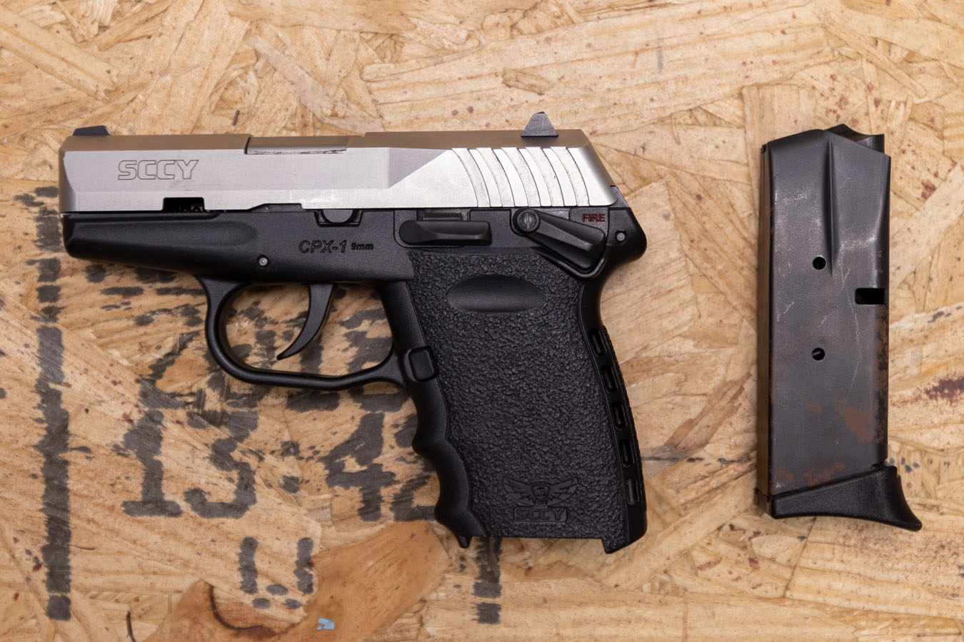 SCCY CPX-1 9mm Police Trade-In Pistol with Two-Tone Finish