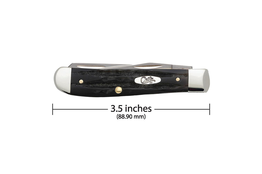 WRCASE Jigged Buffalo Horn Mini Trapper